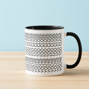 You're Too Close Hidden Message Introvert Mug