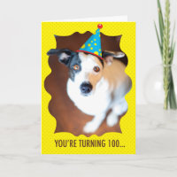 You're Turning 100th Birthday Card