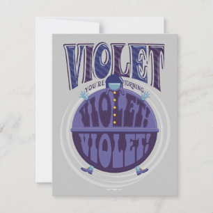 You're Turning Violet, Violet! Card