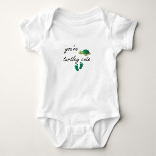 You're Turtley Cute Baby Boy or Girl Baby Gift Bodysuit