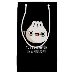 You're Wonton In A Million Dimsum Pun Dark BG Small Gift Bag