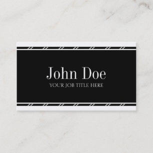 YourJobTitle! White Business Card