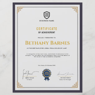 YourLogo Business   Multipurpose Certificate Award