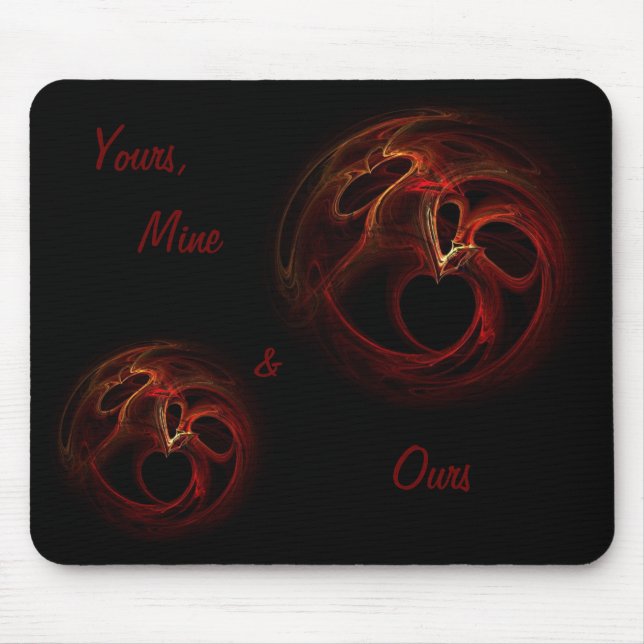 Yours, Mine and Ours Mouse Mat (Front)