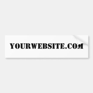 YourWebSite.com Bumper Sticker