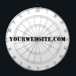 YourWebSite.com Dartboard<br><div class="desc">"YourWebSite.com" Replace the .com address with your Web address. Add any other slogan or text.</div>