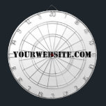 YourWebSite.com Dartboard<br><div class="desc">"YourWebSite.com" Replace the .com address with your Web address. Add any other slogan or text.</div>