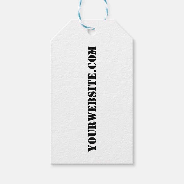 YourWebSite.com Gift Tags (Front)