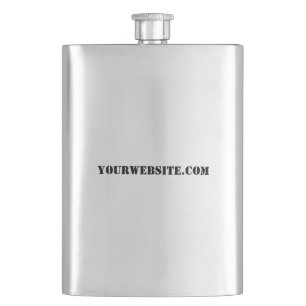 YourWebSite.com Hip Flask