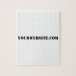 YourWebSite.com Jigsaw Puzzle<br><div class="desc">"YourWebSite.com" Replace the .com address with your Web address. Add any other slogan or text.</div>