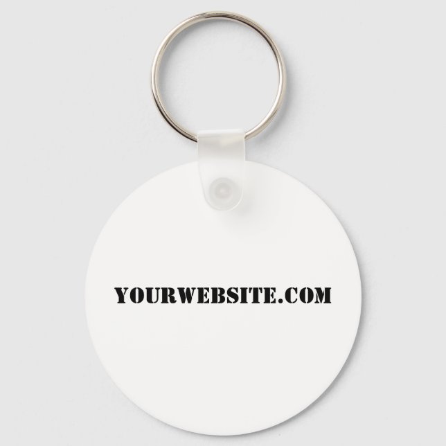 YourWebSite.com Key Ring (Front)