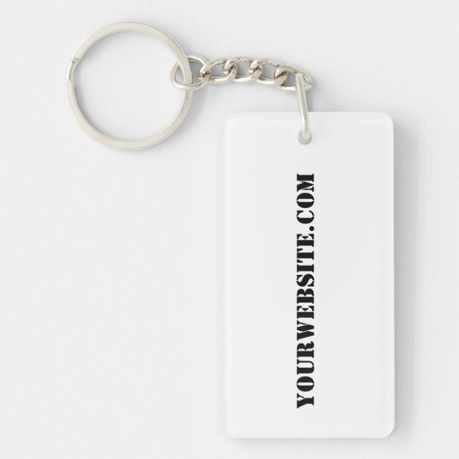 YourWebSite.com Key Ring (Front)