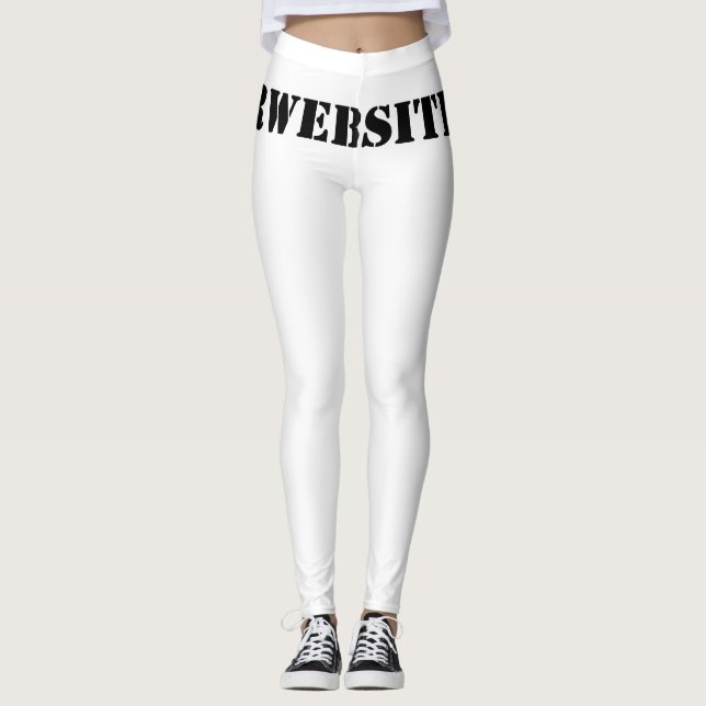 YourWebSite.com Leggings (Front)