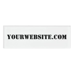 YourWebSite.com Name Tag