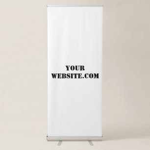YourWebSite.com Retractable Banner