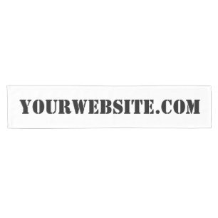 YourWebSite.com Short Table Runner