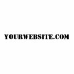 YourWebSite.com Standing Photo Sculpture<br><div class="desc">"YourWebSite.com" Replace the .com address with your Web address. Add any other slogan or text.</div>