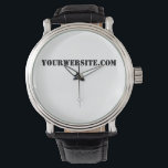 YourWebSite.com Watch<br><div class="desc">"YourWebSite.com" Replace the .com address with your Web address. Add any other slogan or text.</div>