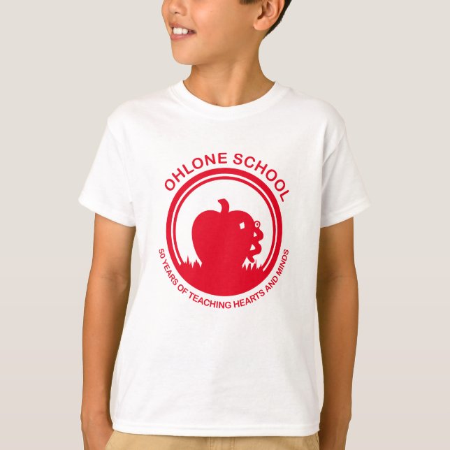 Youth Apple T-Shirt White (Front)