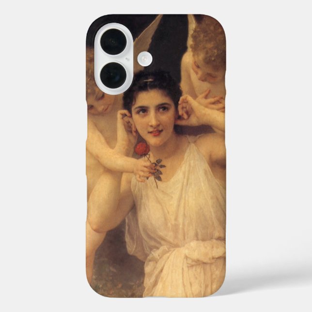 Youth by Bouguereau, Victorian Angels Portrait Case-Mate iPhone Case (Back)