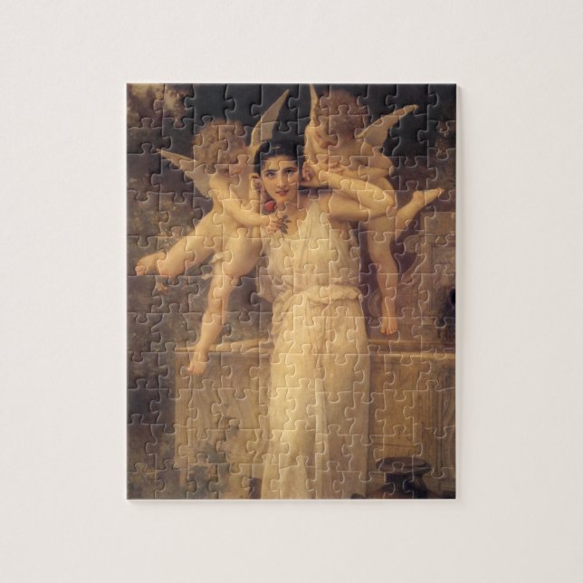 Youth by Bouguereau, Victorian Angels Portrait Jigsaw Puzzle (Vertical)
