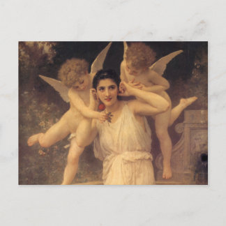 Youth by Bouguereau, Victorian Angels Portrait Postcard