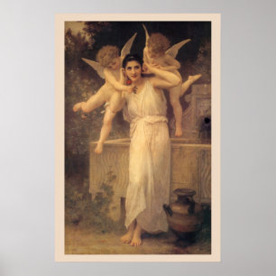 Youth by Bouguereau, Victorian Angels Portrait Poster