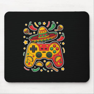 Youth Cinco De Mayo Gamer Shirt  Mouse Mat