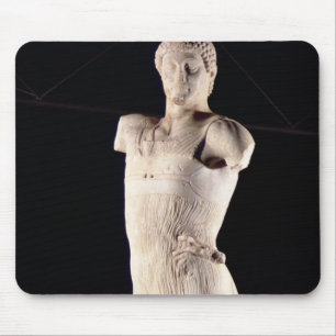 Youth clad in tight long-fitting tunic, 5th centur mouse mat