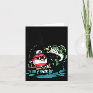 Youth Don't Bobber Me Teen Boy B Fish Funny Fishin Card