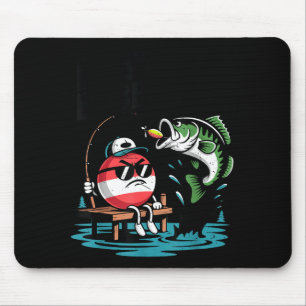 Youth Don't Bobber Me Teen Boy B Fish Funny Fishin Mouse Mat