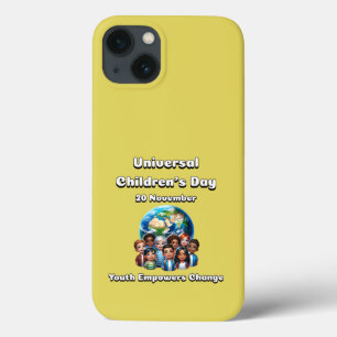 Youth Empowers Change. Universal Children's Day. iPhone 13 Case
