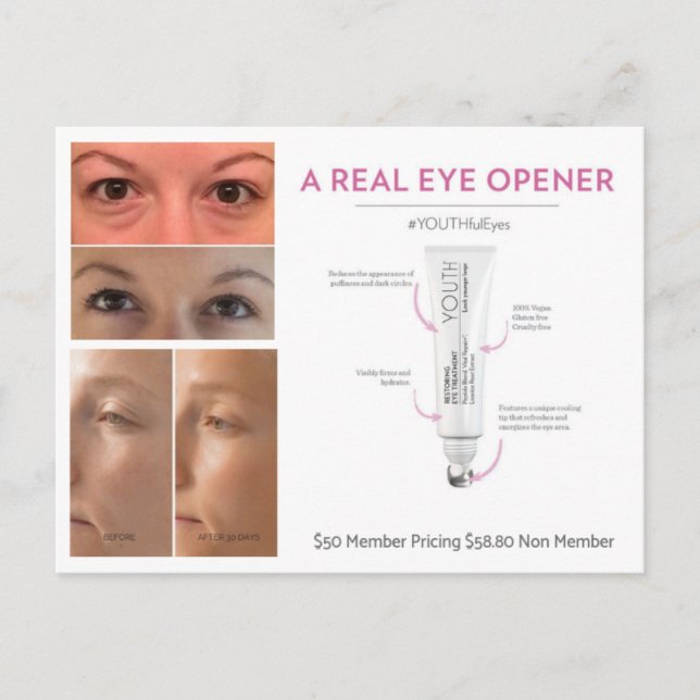 Youth Eye Treatment Postcard (Front)