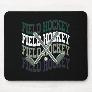 Youth Field Hockey Shirt Teen Girl Sister Mom Cute Mouse Mat