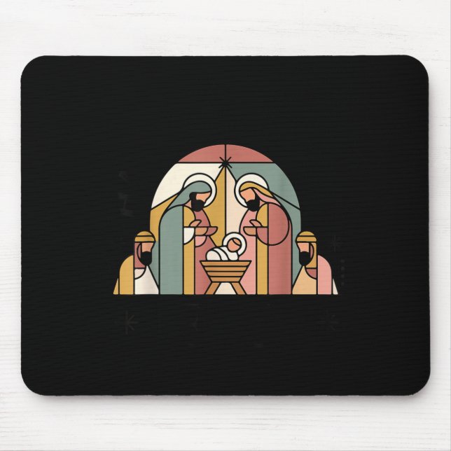 Youth Happy Birthday Jesus Christmas Christian Tod Mouse Mat (Front)