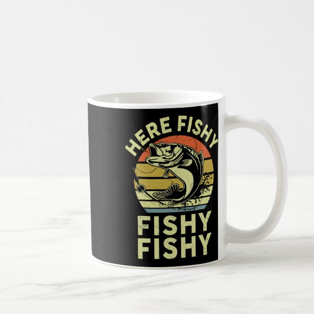 Youth Here-fishy Shirt Kids Toddler Men Funny B Fi Coffee Mug (Right)