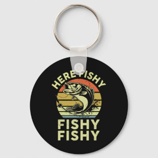 Youth Here-fishy Shirt Kids Toddler Men Funny B Fi Key Ring