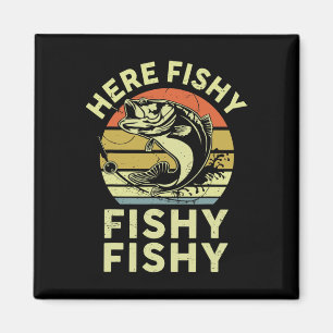 Youth Here-fishy Shirt Kids Toddler Men Funny B Fi Magnet