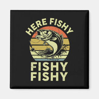 Youth Here-fishy Shirt Kids Toddler Men Funny B Fi Magnet