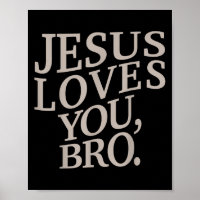 Youth Jesus Loves You Bro Funny Christian Boy Kids