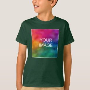 Youth Kids Boys Front Print Short Sleeve Modern T-Shirt