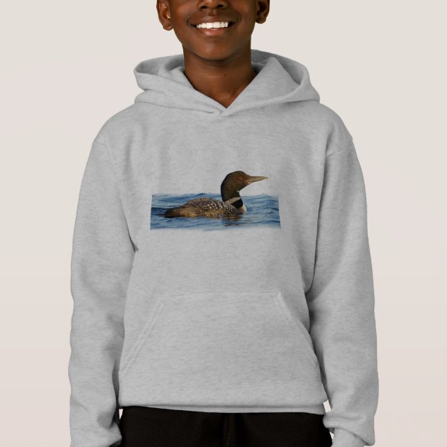 Youth Loon & Hummer Hoodie (Front)