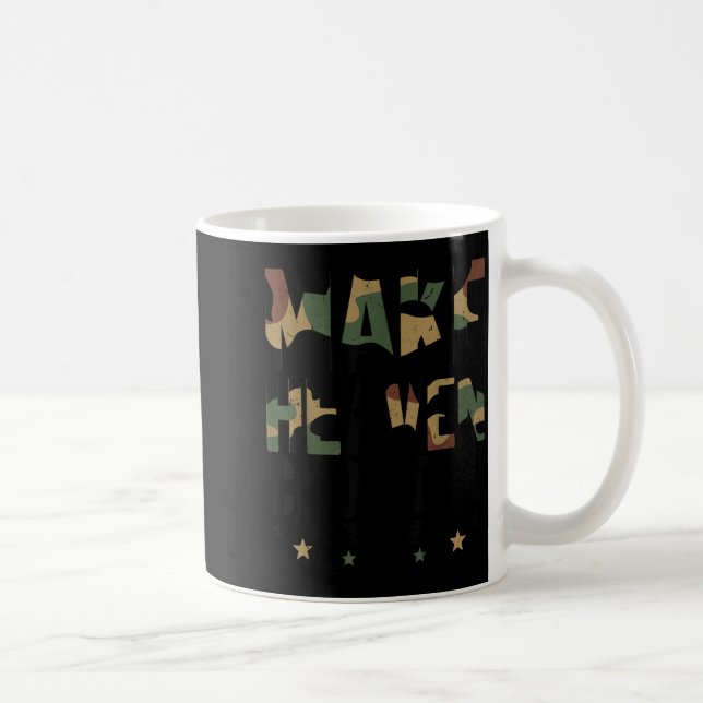 Youth Make Heaven Crowded Camouflage Jesus Camo Ch Coffee Mug (Right)
