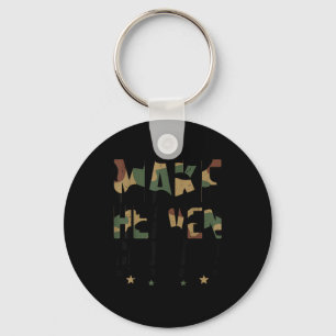Youth Make Heaven Crowded Camouflage Jesus Camo Ch Key Ring