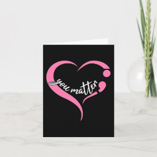 Youth Matter Semicolon Mental Health and Suicide A Card