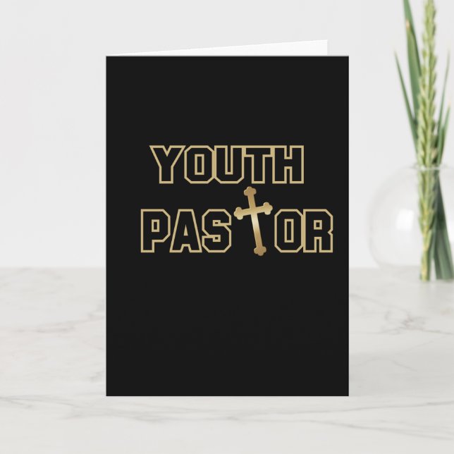 Youth Pastor Gifts Holiday Card (Front)