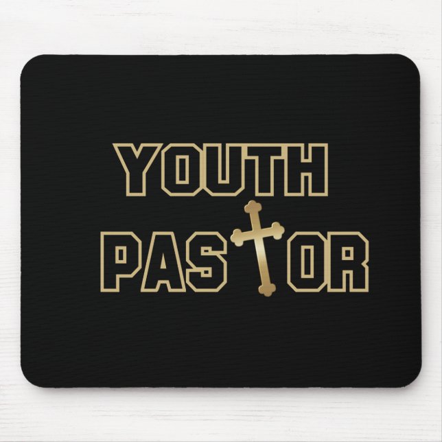 Youth Pastor Gifts Mouse Mat (Front)