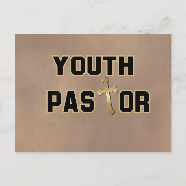 Youth Pastor Gifts Postcard (Front)
