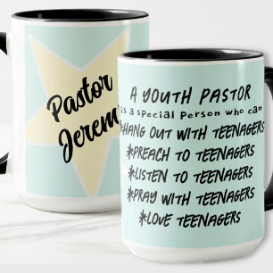 Youth Pastor Special Because Teenagers List Mug