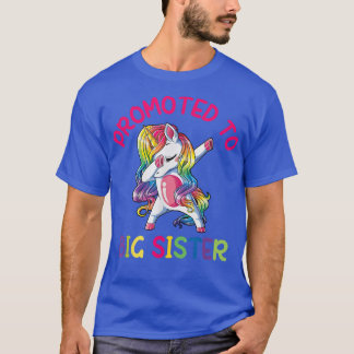 Youth Promoted to Big sister dabbing unicorn toddl T-Shirt